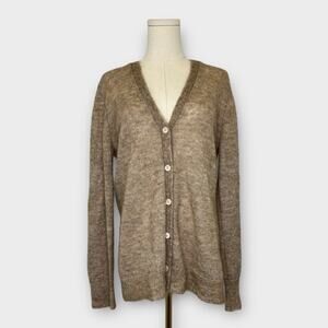 J.Crew Mohair Knit Boyfriend Style Cardigan Sweater Size Medium